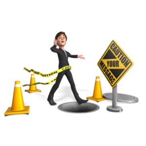 Ignore Warnings Customizable PowerPoint clipart graphic preview.
