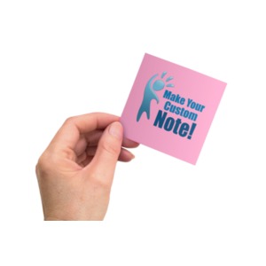 Hand Office Note Customizable PowerPoint clipart graphic preview.