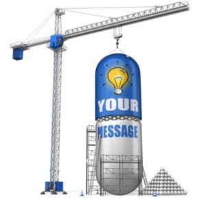 Building A Pill Customizable PowerPoint clipart graphic preview.