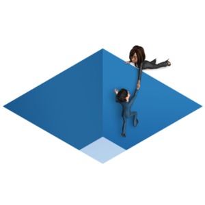 Save The Person Pit PowerPoint clipart graphic preview.