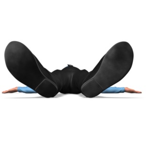 Person Laying Down PowerPoint clipart graphic preview.