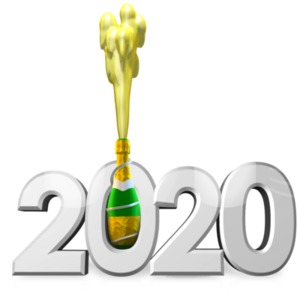Champagne Celebration Custom Customizable PowerPoint clipart graphic preview.
