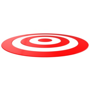 Target Ground Low PowerPoint clipart graphic preview.