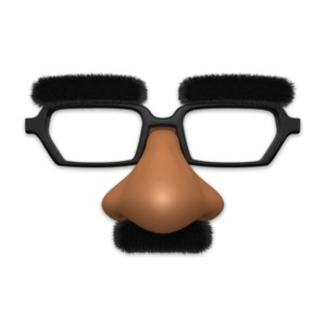 Big Nose Disguise PowerPoint clipart graphic preview.