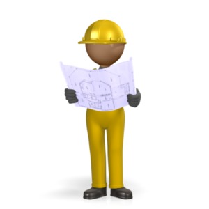 Construction Figure Foreman PowerPoint clipart graphic preview.