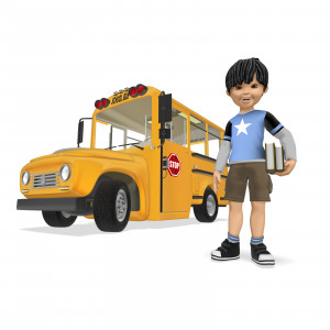James School Bus PowerPoint clipart graphic preview.