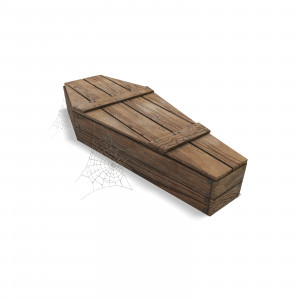 Coffin Spider Webs PowerPoint clipart graphic preview.