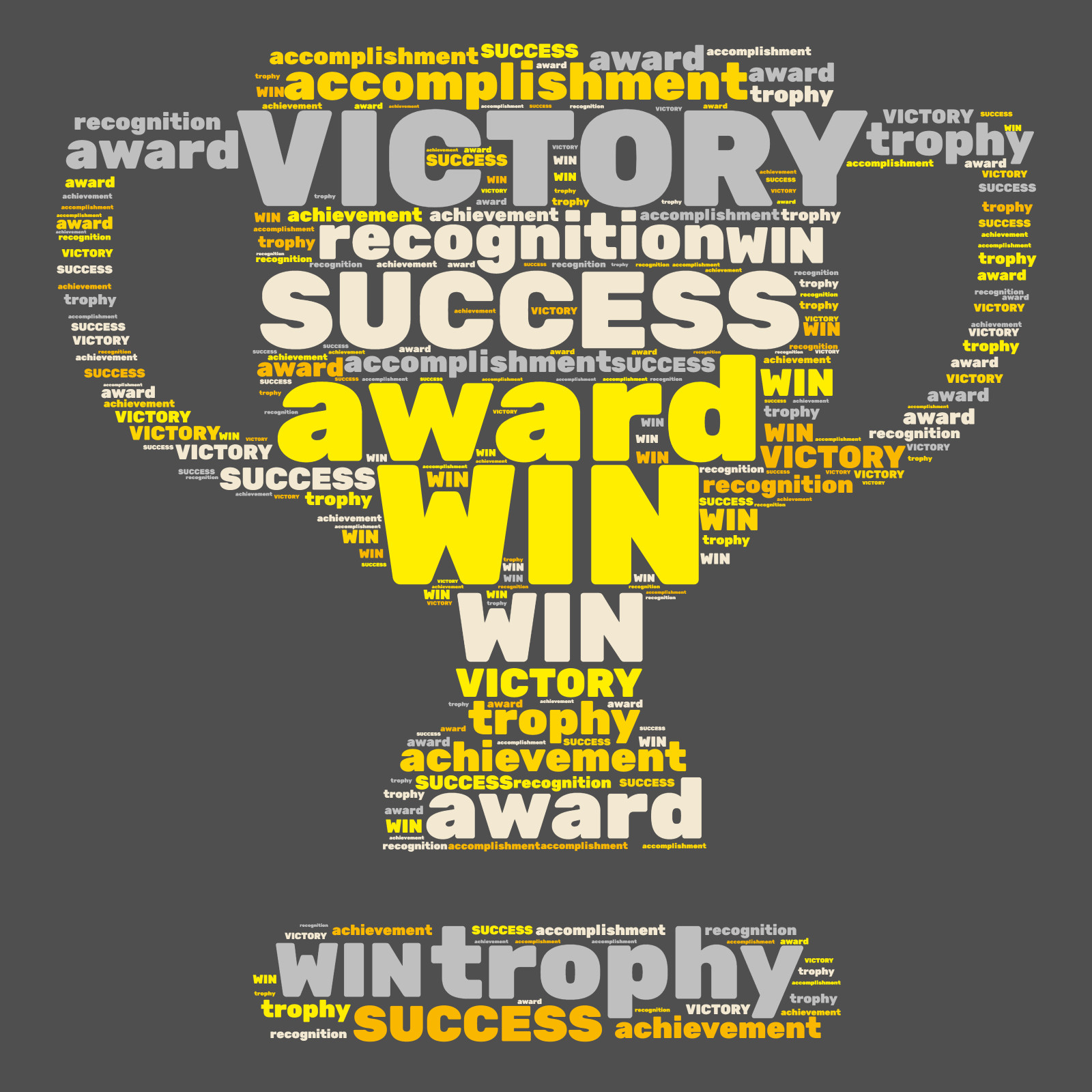 Free Trophy Shaped Word Cloud Generator | PresenterMedia