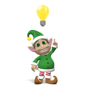 Ralph Bright Idea PowerPoint clipart graphic preview.