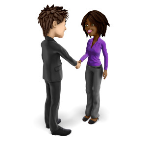 Business People Workplace Unity PowerPoint clipart graphic preview.