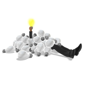 Finding A Solution PowerPoint clipart graphic preview.