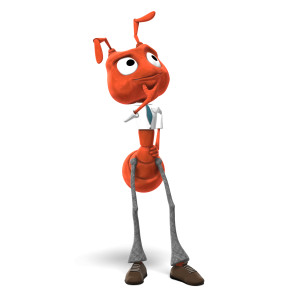 Anthony Thinking PowerPoint clipart graphic preview.