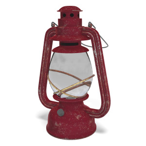 Old Lantern PowerPoint clipart graphic preview.