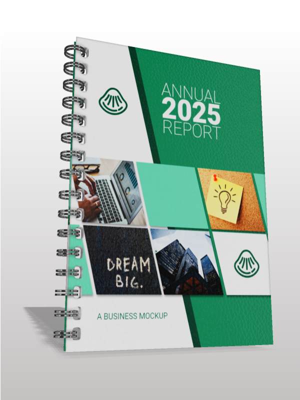 High-resolution customizable clipart of 3D Book Binder Clipart - Customizable Mockup, designed for creative multimedia presentations, dynamic visual storytelling, and professional content design.