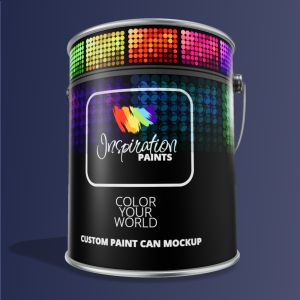 3D Paint Can  -  Mockup Customizable PowerPoint clipart graphic preview.