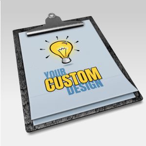 3D Clipboard  -  Mockup Customizable PowerPoint clipart graphic preview.