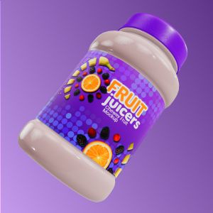 3D Supplement Jar  -  Mockup Customizable PowerPoint clipart graphic preview.