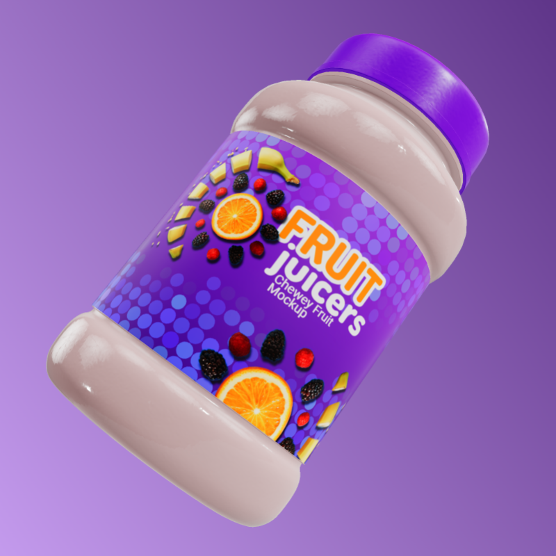 High-resolution customizable clipart of 3D Supplement Jar Clipart - Customizable Mockup, designed for corporate social responsibility initiatives, diversity and inclusion training, and non-profit community advocacy.