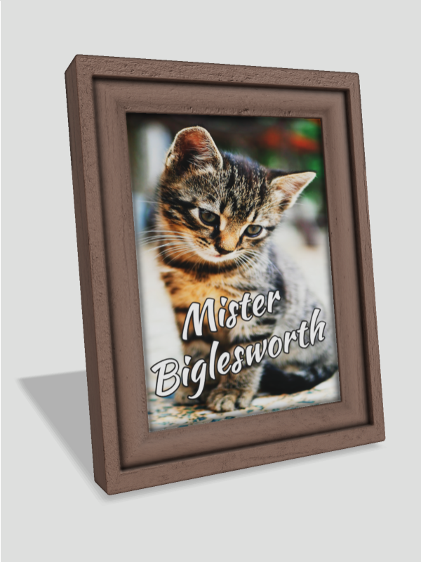 High-resolution customizable clipart of 3D Picture Frame Clipart - Customizable Mockup, designed for corporate social responsibility initiatives, diversity and inclusion training, and non-profit community advocacy.