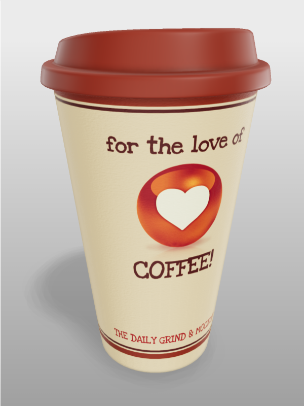 High-resolution customizable clipart of 3D Paper Coffee Cup Clipart - Customizable Mockup, designed for hospitality and restaurant menus, culinary arts marketing, and corporate catering event promotions.