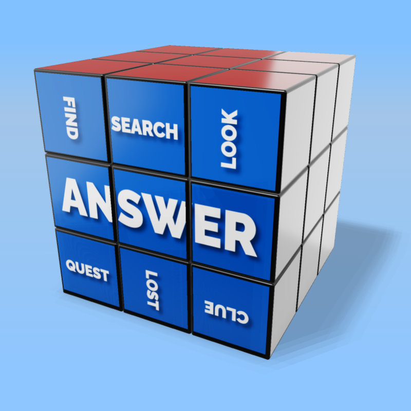 High-resolution customizable clipart of Puzzle Cube, designed for corporate project kickoff meetings, creative strategy brainstorming, and innovative product development pitches.