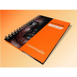 3D Book Binder  -  Mockup Customizable PowerPoint clipart graphic preview.