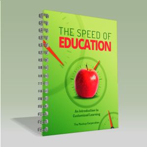 3D Book Binder  -  Mockup Customizable PowerPoint clipart graphic preview.