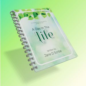3D Book Binder  -  Mockup Customizable PowerPoint clipart graphic preview.