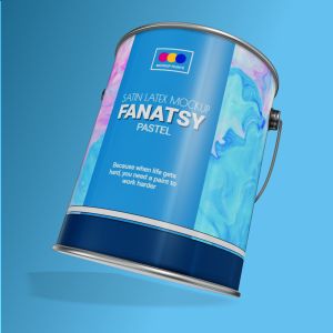 3D Paint Can  -  Mockup Customizable PowerPoint clipart graphic preview.