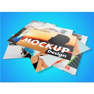 3D  Stack of Photos Customizable PowerPoint clipart graphic preview.