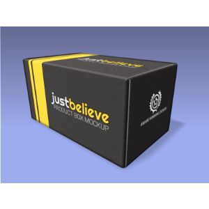 3D Product Box  -  Mockup Customizable PowerPoint clipart graphic preview.
