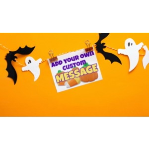 Halloween Cutout Custom Customizable PowerPoint clipart graphic preview.