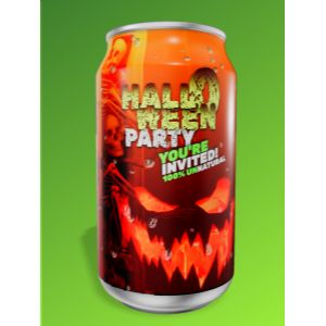 3D Halloween Beverage  -  Mockup Customizable PowerPoint clipart graphic preview.