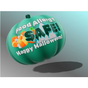 3D Pumpkin  -  Mockup Customizable PowerPoint clipart graphic preview.