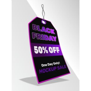 Sales Tag - Customizable PowerPoint clipart graphic preview.
