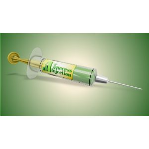 3D Syringe -  Mockup Customizable PowerPoint clipart graphic preview.