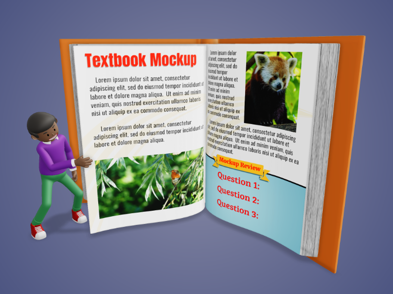 High-resolution customizable clipart of 3D Male Figure Turning A Custom Page - Customizable Mockup, designed for academic lesson planning, classroom engagement, and interactive learning frameworks.