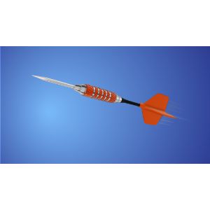 3D Dart In Flight Customizable PowerPoint clipart graphic preview.