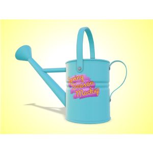 3D Watering Can -  Mockup Customizable PowerPoint clipart graphic preview.
