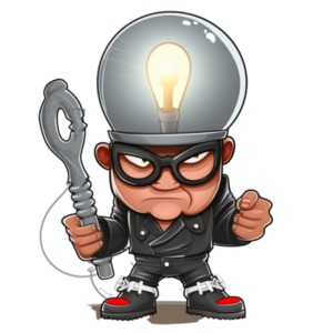 A Bad Idea - Concept PowerPoint clipart graphic preview.