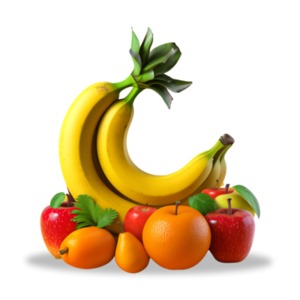 Fresh Fruit PowerPoint clipart graphic preview.