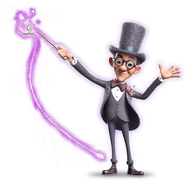 High-resolution clipart illustration of Magicians Magical Wand Clipart, designed for creative multimedia presentations, dynamic visual storytelling, and professional content design.