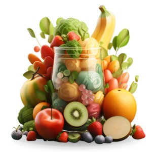 Healthy Food Icon PowerPoint clipart graphic preview.
