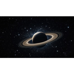 Planet Saturn PowerPoint clipart graphic preview.