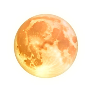 Harvest Full Moon PowerPoint clipart graphic preview.