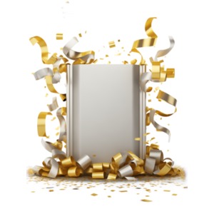 Blank  Sign for Celebrations like New Year's PowerPoint clipart graphic preview.