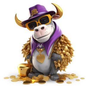 Cash Cow  - Business Metaphor PowerPoint clipart graphic preview.