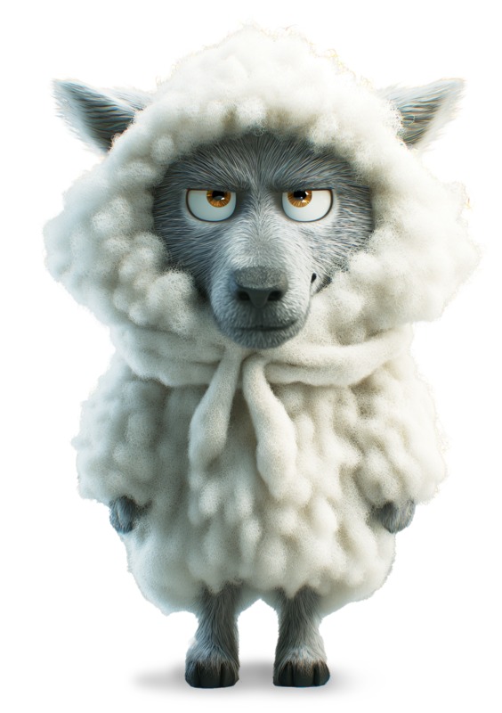 wolf dressed as a sheep The Wolf Edition, Part 1: Who Wore it Better? The Mind Wanders