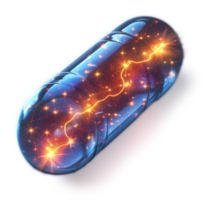 Miracle Pill PowerPoint clipart graphic preview.