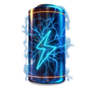 Charging Battery PowerPoint clipart graphic preview.